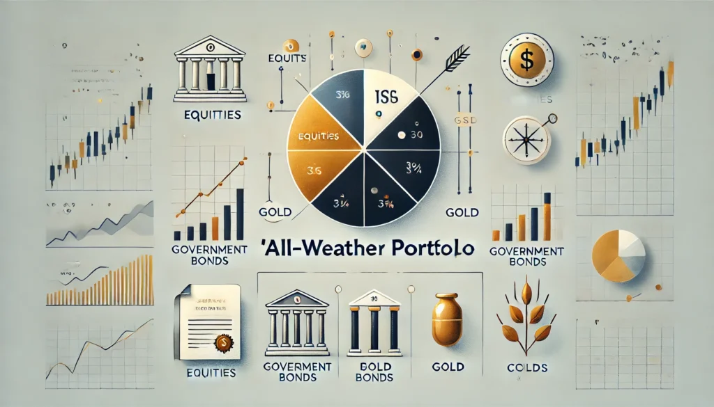Portfelj, ki lahko preživi skoraj vsako krizo: All-Weather strategija s 5 ETF-ji — ilustracija 1